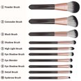 thumbnail image 5 of Makeup Brushes Set 10 Pcs, Professional Premium Synthetic Foundation Brush Blending Face Powder Eye Shadows Blush Make up Brushes, 5 of 5