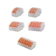 thumbnail image 2 of 10x Quick Easy Wire Connectors Snap Push Adapter Cable Clip 2-8 Pin, 2 of 11