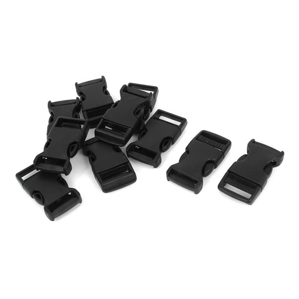 Hao Pro Quick Side Release Buckles Clips Snaps Dual Adjustable No Sewing Heavy Duty Plastic 1.5 Wide 4 Pack Replacement for Nylon Strap Boat Cover