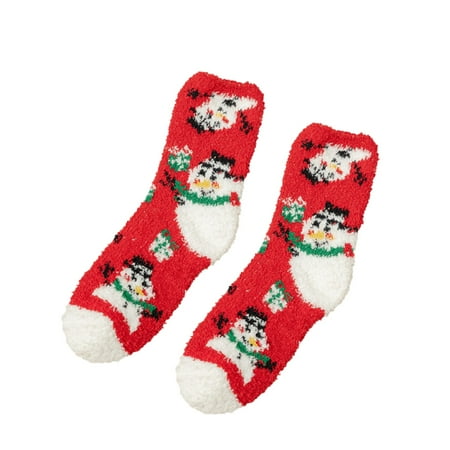 

Christmas Socks Socks Thicken Women s Warm Sleeping Socks Non slip Socks Cartoon Slippers Floor Socks