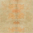 thumbnail image 1 of Ahgly Company Indoor Square Abstract Yellow Abstract Area Rugs, 4' Square, 1 of 6