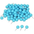 thumbnail image 3 of Push Pins Map Tacks,100 PCS Round Ball Head Push Pins with Stainless Point Decorative Push Pins Map Thumb Tacks for Bulletin Boards and Hanging Posters, 3 of 8