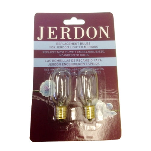 25w Replacement Bulbs For Seeall And, Jerdon Lighted Makeup Mirror Replacement Bulbs