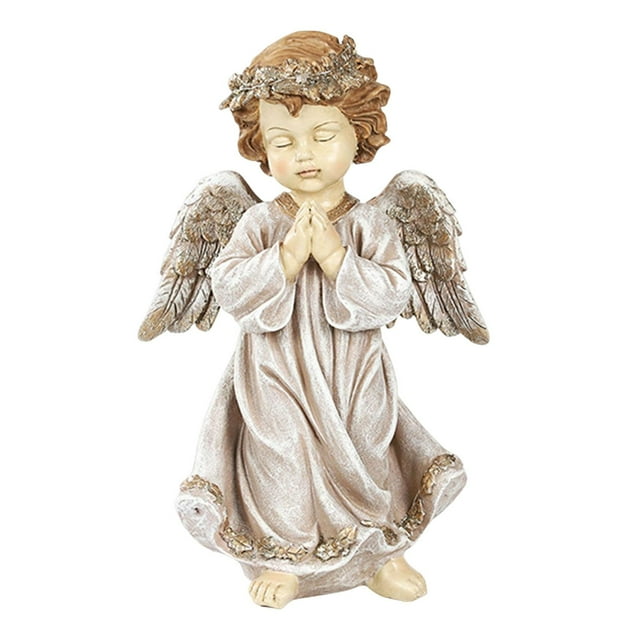 Estatua de ángel coleccionable, escultura de ángel, estatua de hada para el hogar, la oficina, el patio. Estilo A
