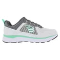 thumbnail image 2 of Spira Cloudwalker Walking Extra Extra Wide Women's Shoes Size 9, Color: Nimbus/Charcoal/Mint, 2 of 5