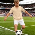 thumbnail image 5 of Guluxicc Basic Athletic T Shirts for Kids Boys Mesh Grid Summer Quick Dry Breathable Tee V Neck Tops, 5 of 8