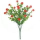 thumbnail image 2 of 1 Ramo de Flores Artificiales para Exteriores, Arbustos Verdes, Decoración de Porche de Jardín, Rojo, 2 of 4