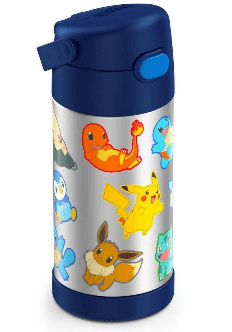 Thermos Pokémon 12oz Funtainer Water Bottle With Bail Handle Red