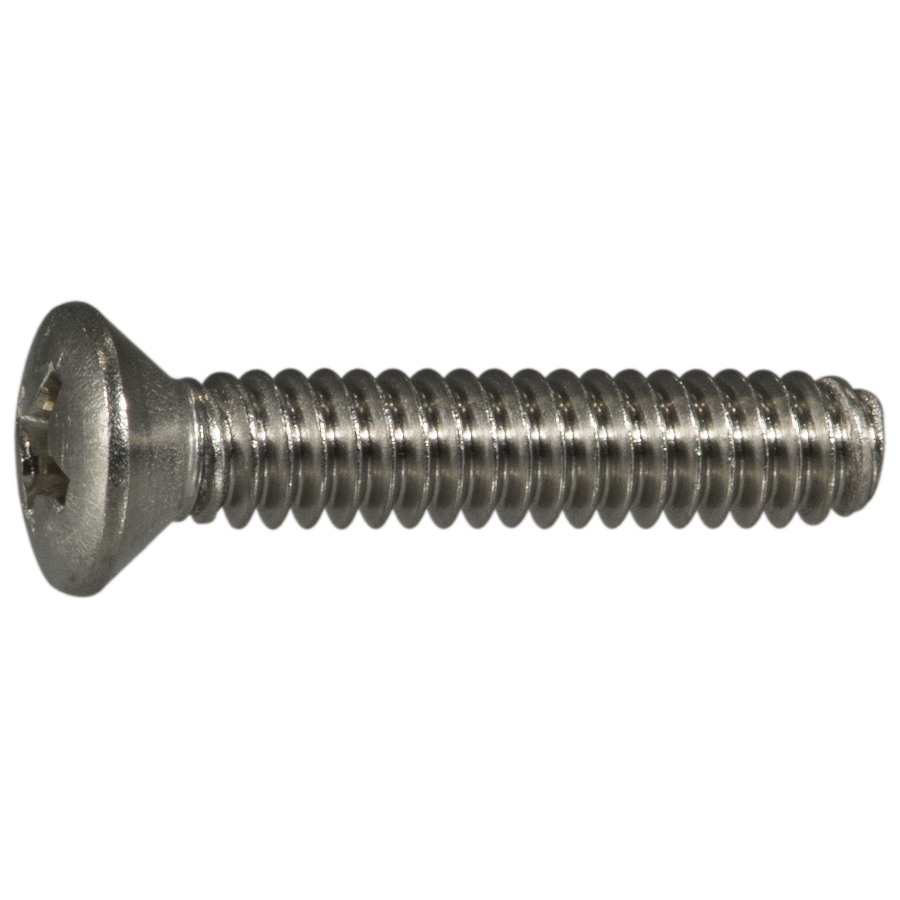 3/8-16 x 1" Phillips Oval Head Machine Screws Stainless Steel 18-8 Qty 10 