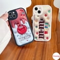 thumbnail image 3 of Funda Para Samsung Galaxy A14 A34 A54 A03S A10S A13 A20S A21S A22 A23 A31 A32 A33 A50S A30S A51 A52S A53 A70 A71 A72 A73 5G 4G Oval Big Eye Suave Teléfono Motivo Lindo Chocolate Bean, 3 of 4