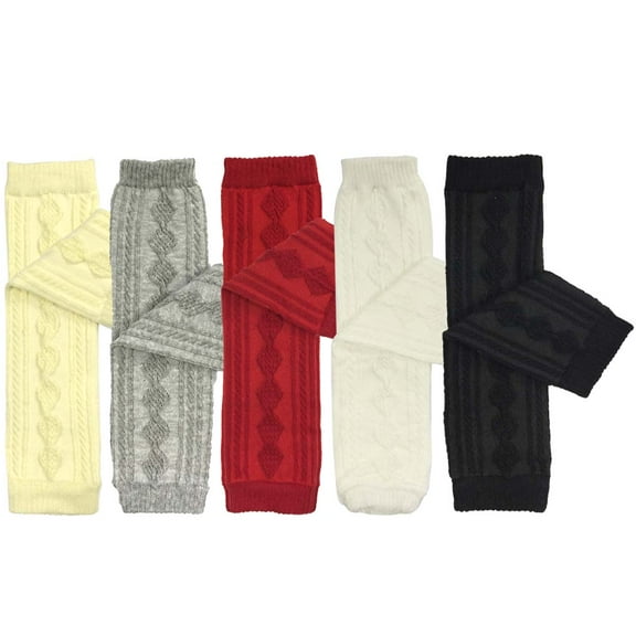 Wrapables® Set of 5 Baby & Toddler Leg Warmer Collection Premium Value Pack