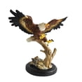 thumbnail image 2 of Cheapark 147、Bald Eagle Resin Sculpture Spread Wing Animal Statue for Office Hotel Living Room American Style Home Craft Decor, 2 of 6