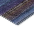 thumbnail image 3 of Addison Rugs Mayfield Premium Machine Washable Transitional Stripes Blue Round Rug, 8' X 8' Machine Washable Transitional Stripes Blue Oversized Sherpa Throw Blanket, 3 of 6