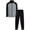 Black Grey, variant on RBX Boys Sweatsuit Set Tech Fleece Zip-up Puffer Jacket and Jogger Sweatpants Athletic Outfit 2 Piece