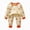 R599-Orange, variant on NOLDARES Baby Infant Girls Fall Winter Outfits Clothing Long Sleeve Top and Cozy Joggers Pants 2 Piece Set Cute Print Clothes(Orange,3-4 Y)