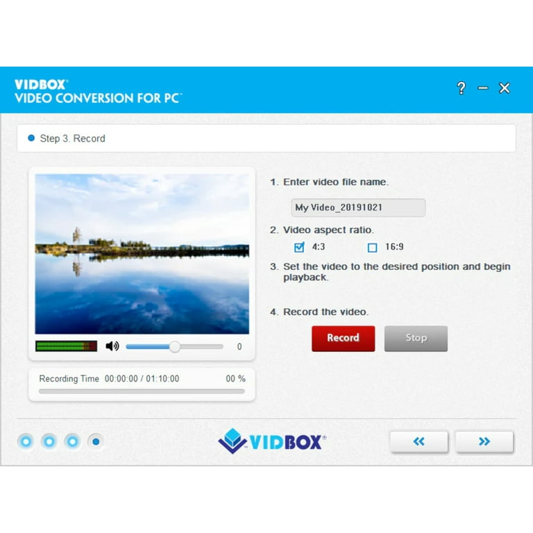 VIDBOX USB 2.0 Video Conversion for PC For Windows 10