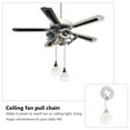 thumbnail image 2 of WORGEOUS 4 Pcs Ceiling Fan Pull Chains Crystal Ball Ceiling Light Pull Chain Extension, 2 of 8
