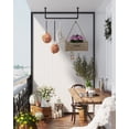 thumbnail image 4 of SONGMICS Perchero de Pared para Ropa, Perchero de Barra para Colgar Ropa Industrial, Juego de 2, Ahorro de Espacio, 92 x 30 x 7,5 cm, Fácil Montaje, para Espacios Reducidos, Negro, 4 of 5