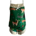 thumbnail image 5 of under $5 JINMGG Shorts for Women $5 Womens Printing Lace Sling Sleeveless Tank Tops Splicing Shorts Casual Set Black XXXL, 5 of 6