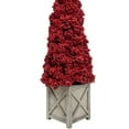 thumbnail image 5 of 40" Red Berry Cone Potted Christmas Topiary, 5 of 5