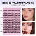 thumbnail image 2 of DIY Lash Extension Kit Individual Eyelash Extension Kit Cluster Lashes Kit Lash Glue Remover for Eyelash Extensions Makeup, 2 of 5