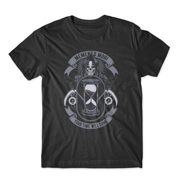 Mighty Circus Memento Mori T-Shirt 100% Cotton Premium Tee NEW - Black, Large
