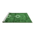 thumbnail image 2 of Ahgly Company Machine Washable Indoor Rectangle Persian Emerald Green Traditional Area Rugs, 8' x 10', 2 of 4