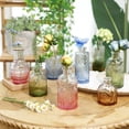 thumbnail image 2 of Jarrones de cristal CUCUMI, paquete de 12, colorida decoración vintage, 2 of 7