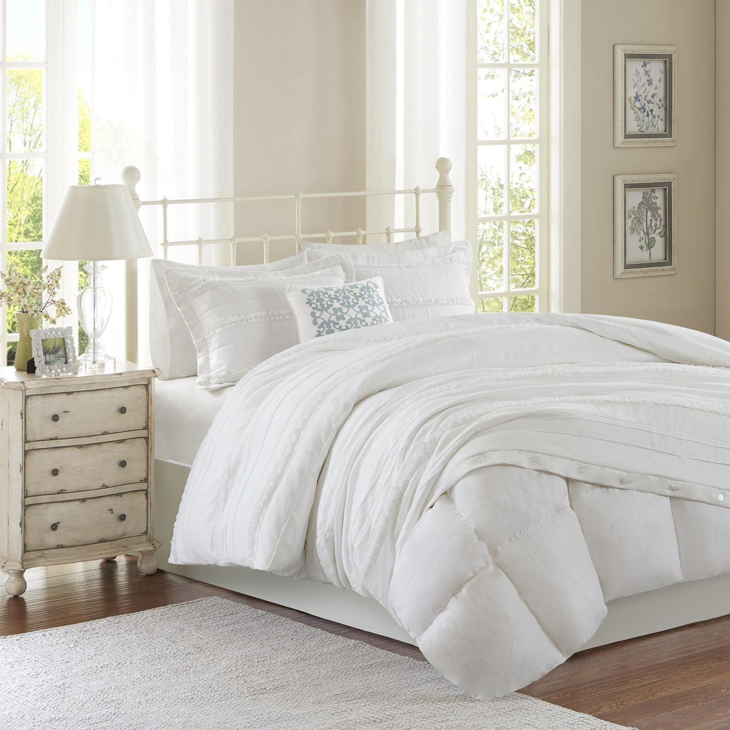 Home Essence Alexis 2-in-1 4 piece Duvet Cover Set