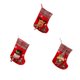 thumbnail image 5 of Matsuzay Chimenea Calcetín de Navidad Colgando Regalo de Navidad Bolsa de bocadillos Sala de estar Dormitorio Calcetín de caramelo portátil Kits de decoración para fiestas Animal, 5 of 6