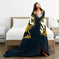 thumbnail image 5 of Umbc Retrievers Logo Fleece Blanket, Very Soft Microfiber Flannel Blanket for Couch Warm and Cozy for All Seasons, 5 of 6