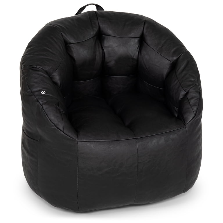 Big Joe Milano Bean Bag Lounger Furniture with Vibe Vibrating