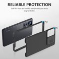 thumbnail image 4 of Phone Case Compatible With Xiaomi 12t Pro/xiaomi 12t, Hard Pc Shockproof Cover With Slide Camera Cover, 4 of 5