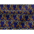 thumbnail image 4 of oneOone Viscose Jersey Fabric Spiral & Floral Block Print Fabric BTY 60 Inch Wide, 4 of 4