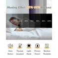 thumbnail image 5 of Purple White Grey Blackout Curtains 84 Inches Length, Gradient Country Minimalist Color Window Treatment Thermal Insulated Drapes for Bedroom Living Room 2 Panels 104x84 Inches, 5 of 8