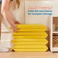 thumbnail image 4 of ECR4Kids SoftZone Play Patch Toy Bins, Beginner Playset, Yellow, 2-Pack, 4 of 9