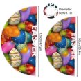 thumbnail image 3 of FMSHPON Colorful Easter Egg Xmas Christmas Tree Skirt Stand Mat for Holiday Party Decoration Indoor Outdoor 36 inches, 3 of 6