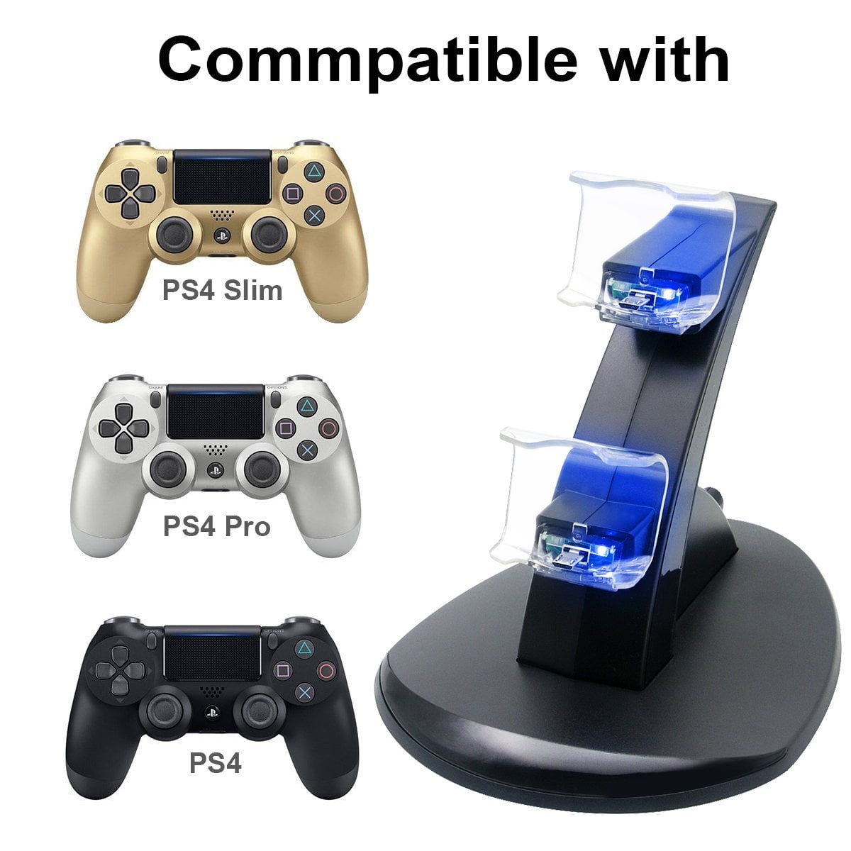 PS4 Slim Come with LED Indicator and IC Protection Chip Compatible with