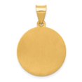 thumbnail image 3 of 14K Yellow Gold Charm Pendant 21 mm 19 Polished And Satin St. Joseph Medal, 3 of 3