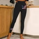 thumbnail image 3 of Gibobby Pantimedias yoga Dama Pantalones yoga deportivos ajustados moda informal para mujer Leggings con estampado mariposas y flores coloridas（Azul， XL), 3 of 4