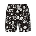 thumbnail image 4 of Lsque Mens Swim Trunks Skeleton Pattern - Bathing Suit Compression Liner - Beach Swim Shorts Swimwear - (S-3XL) - Stretch Quick Dry -XX-Large, 4 of 9