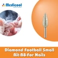thumbnail image 2 of Diamond Football Small Bit -B8- Four Pack for Nails | B8-4PK, 2 of 3