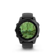Garmin fenix E – 47 mm, AMOLED, Premium Multisport GPS Smartwatch, Long-Lasting Battery Life, Slate Gray with Black Band