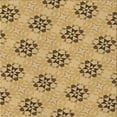thumbnail image 1 of Ahgly Company Machine Washable Indoor Square Transitional Yellow Orange Area Rugs, 6' Square, 1 of 7
