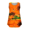 thumbnail image 3 of Womens Tank Tops 2026 Plus Size Summer Tank Tops Button Sleeveless T Shirts Pleated V Neck Tunic Top Longline Fashion Prints Lounge Casual Camisole Vest Loose Tee Blouses Comfy Holiday, 3 of 3