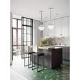 thumbnail image 2 of Living District LD6029C Eclipse 1 Light Pendant Ceiling Light with Clear Glass, Chrome, 2 of 4