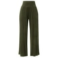 thumbnail image 5 of Summer Pants for Women Winter Sweats Casual Womens Pants High Waist Athletic Leather for Women Work Women's Travel Olive plus Size Lined Workout Large Yoga Career Outfits Army Green 3XL, 5 of 5