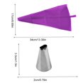 thumbnail image 3 of Coofit Cake Decorating Kit Silicone Icing Piping Bags Baking Accessories for Baking, 3 of 10