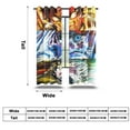 thumbnail image 2 of Anime Curtains for Bedroom Drapes Slayer Tanjirou Inosuke Kyoujurou Print Design Window Treatments Curtain Panel Set, 2-Panels, 52" W x 84" L, 2 of 8