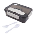thumbnail image 4 of Contenedor de almuerzo para niños, 3 compartimentos Cajas Bento Caja de almuerzo Bento Cajas Bento de gran capacidad Rendimiento sólido, 4 of 9